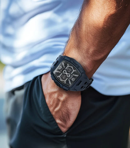 Multifunctional Sports Watches For Men Outdoor Waterproof Alarm Clock LED Digital Luminous Display Students Electronic Watch