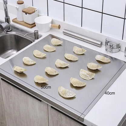 WXCOO Acrylic Cutting Board with Counter Lip Clear Cutting Board for Kitchen Countertop Perfect for Cut Bread Meat Fruit Board