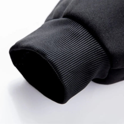 PARIS Letter Print Sweatshirt Suit Men's Fleece Hoodie Pants Set Spring Autumn Winter Warm Casual Sports Pullover Trousers Sets