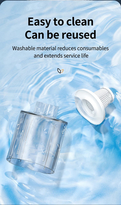 Wireless Handheld Vacuum Cleaner | 50000Pa Strong Suction Cordless Rechargeable Mini Vacuum for Home, Car & Pet Hair Cleaning