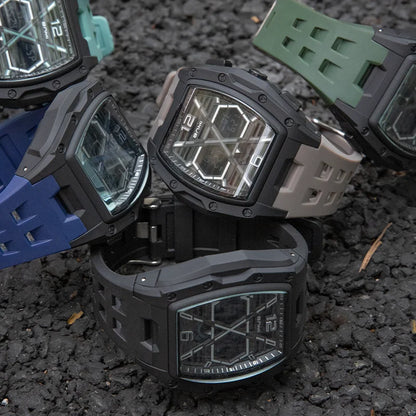 Multifunctional Sports Watches For Men Outdoor Waterproof Alarm Clock LED Digital Luminous Display Students Electronic Watch