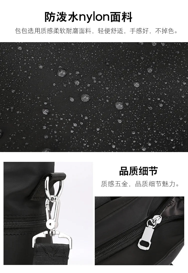 Simple and Fashionable Ladies Tote Bag Large-capacity Women's Lightweight Shoulder Bag Trendy Casual Hand-held Messenger Bag