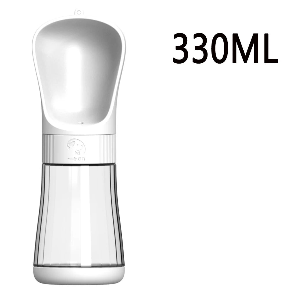 Twist-Open Portable Dog Water Bottle | Travel Pet Drinking & Feeding Cup with Food Bowl for Outdoor Walking