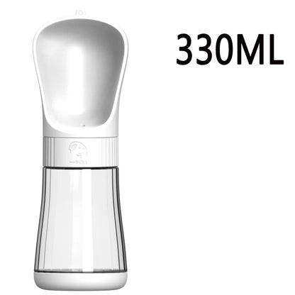 Twist-Open Portable Dog Water Bottle | Travel Pet Drinking & Feeding Cup with Food Bowl for Outdoor Walking