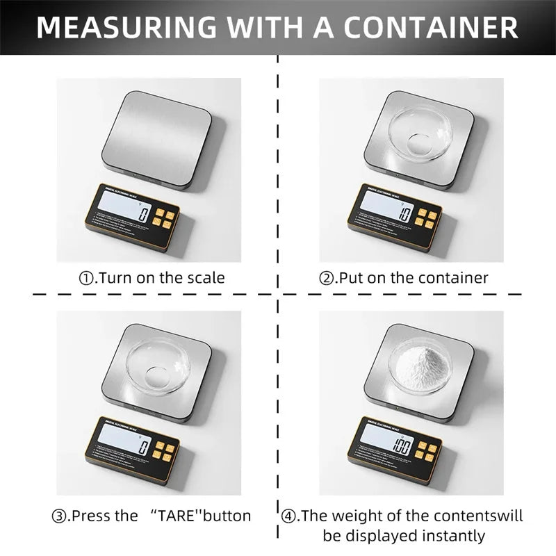 Wireless Kitchen Scale with Remote Display Stainless Steel Pan Magnetic Digital Electronic 15KG for Food Meal Prep