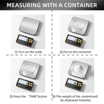 Wireless Kitchen Scale with Remote Display Stainless Steel Pan Magnetic Digital Electronic 15KG for Food Meal Prep