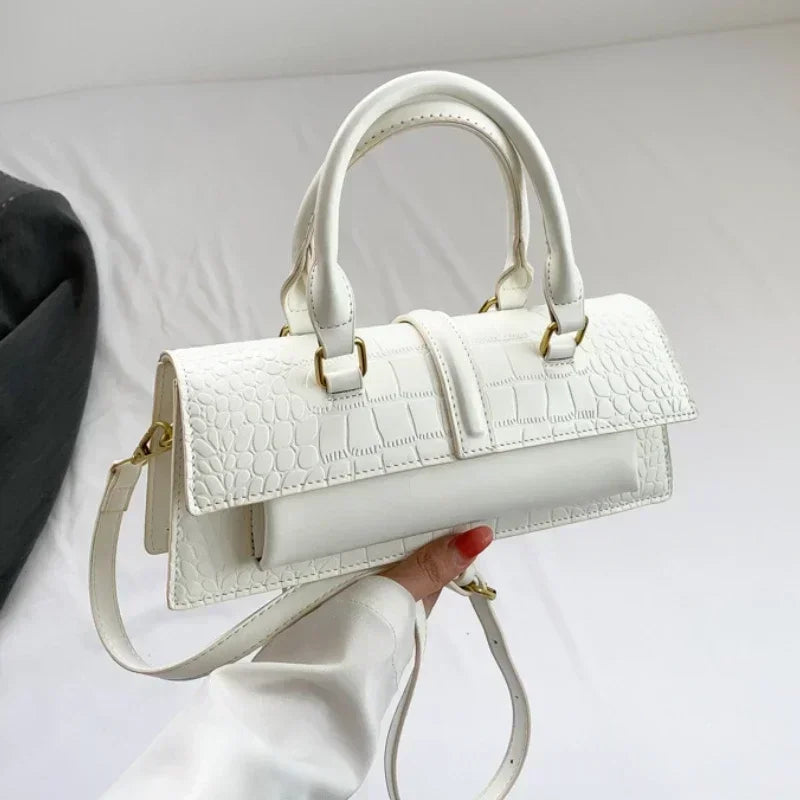 Fashion Ladies Shoulder Bag 2025 New Purses and Handbags High Quality PU Stone Pattern Crossbody Bag for Women Armpit Clutch Bag