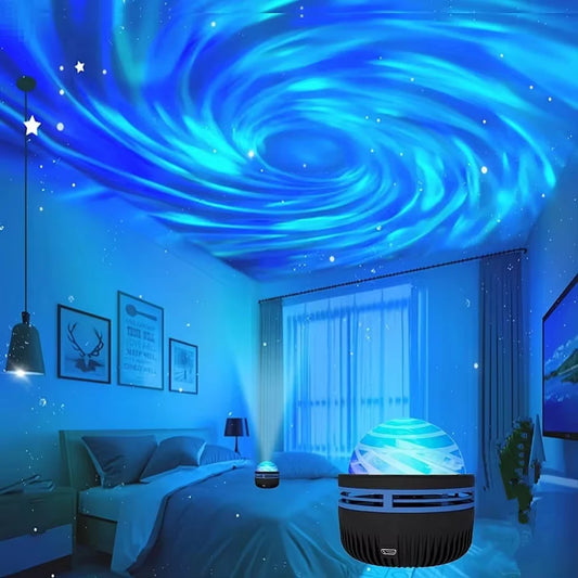 LED Galaxy Projector Light | Colorful Starry Sky Night Lamp for Bedroom, Kids Room & Party Decoration