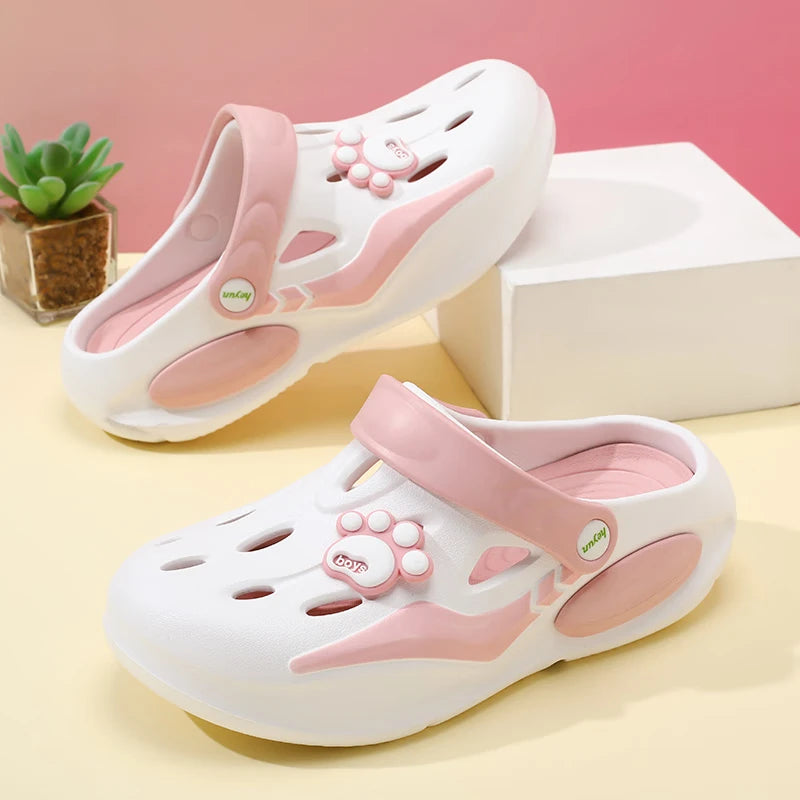 Women's Comfortable EVA Garden Clogs, Closed Toe Sandals For Indoor/Outdoor Home And Beach Use, Soft Sole Ventilated Shoes