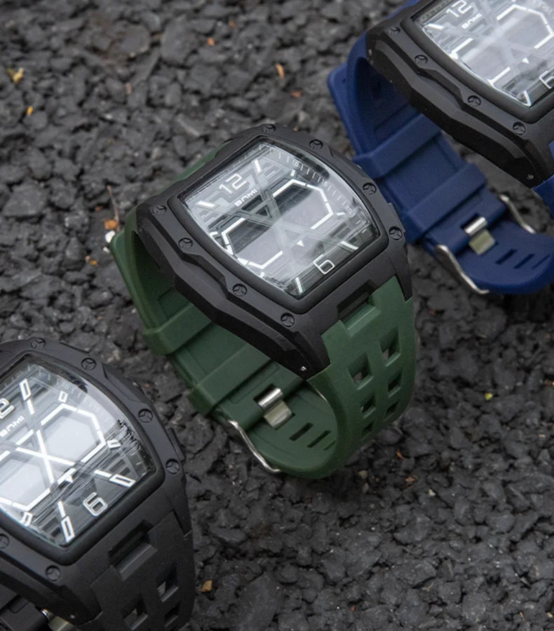 Multifunctional Sports Watches For Men Outdoor Waterproof Alarm Clock LED Digital Luminous Display Students Electronic Watch