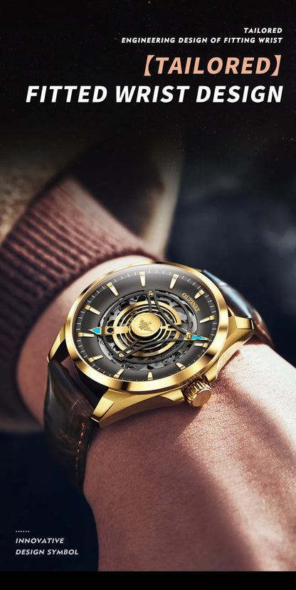 OUPINKE 3206 Mens Watches  Automatic Mechanical Wristwatch For Man Stainless Steel Waterproof Luminous Sapphire Luxury Original