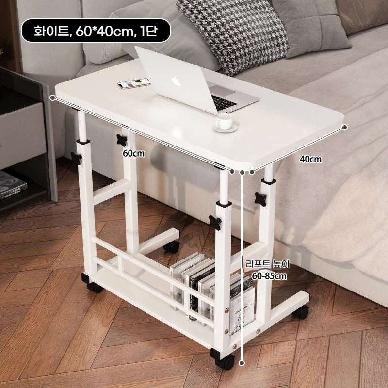 Double-Layer Office Desk Computer Lazy Table with storage shelf Laptop