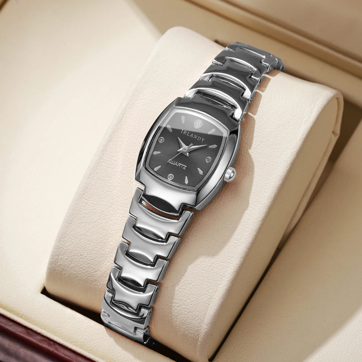 Elegant Women Watches Fashion Square Analog Quartz Watch For Ladies Wristwatch Clock Reloj Mujer（Without Box）