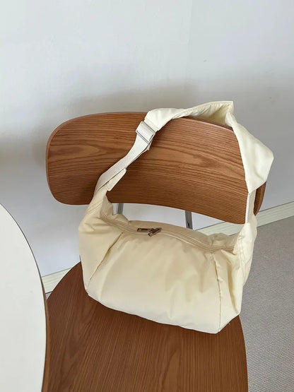 Fashion Women Large Capacity Crossbody Shoulder Bag Down Cotton Casual Simple And Versatile