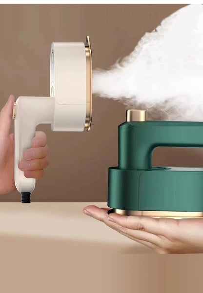 2-in-1 Handheld Steam Iron | Portable Garment Steamer & Ironing Machine for Travel & Home Use