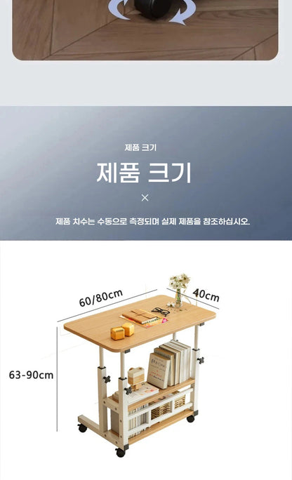 Double-Layer Office Desk Computer Lazy Table with storage shelf Laptop