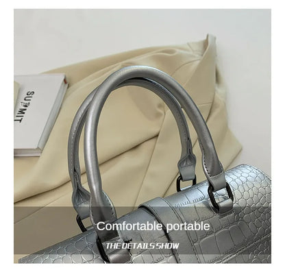 Fashion Ladies Shoulder Bag 2025 New Purses and Handbags High Quality PU Stone Pattern Crossbody Bag for Women Armpit Clutch Bag