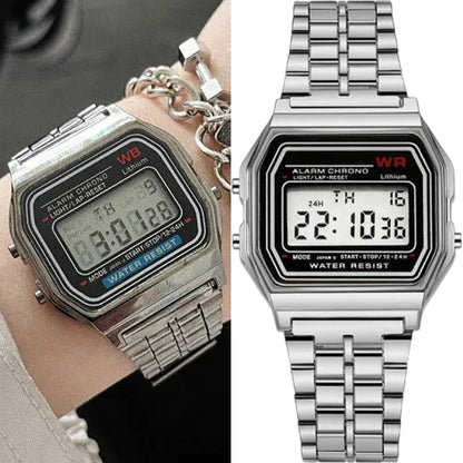 New Digital LED Watch for Men Women Fashion Wristwatch Multifunction Alarm Electronic Clocks Simple Business Silicone Watches