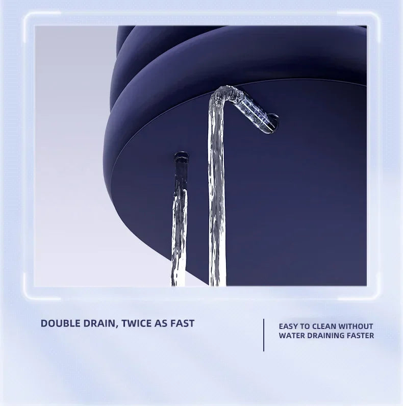 Soaking tub adult heightened PVC folding children's bath household inflatable bathtub adult bathing bucket thickened bathtub