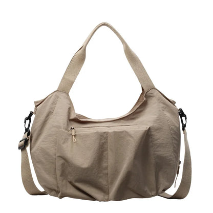 Summer New Large Capacity Crossbody Bag Nylon Fashionable Single Shoulder Handbag Women's Casual Tote Bag