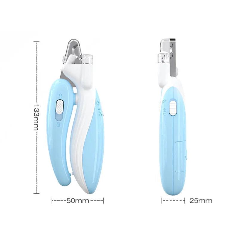 Professional Pet Nail Clippers with LED Light | Safe Paw Trimmer & Grooming Scissors for Dogs, Cats & Small Animals