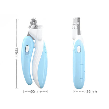 Professional Pet Nail Clippers with LED Light | Safe Paw Trimmer & Grooming Scissors for Dogs, Cats & Small Animals