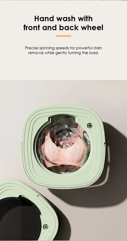 13L Portable Foldable Washing Machine with Spin Dryer for Socks Underwear Panties Washer Home Large Capacity Washing Machine