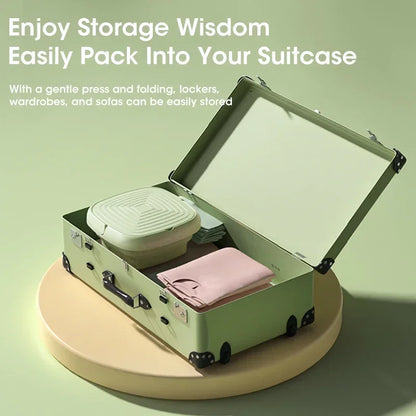 Mini Folding Washing Machine with Spin Dryer | Portable Laundry Washer for Underwear, Socks & Baby Clothes – Compact & Powerful