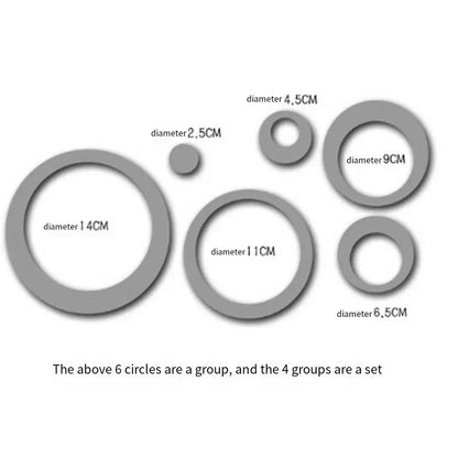 24Pcs 3D Acrylic Round Mirror Wall Stickers | Removable DIY Home Decoration for Living Room & Bedroom