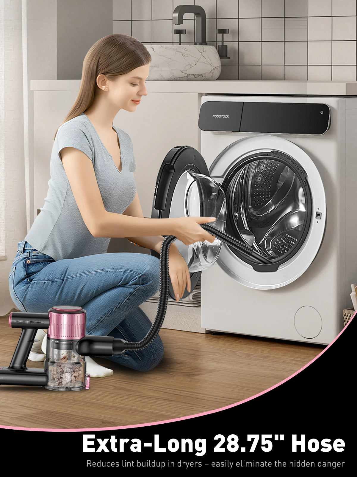 Cordless 10-in-1 Powerful Stick Vacuum Cleaner | 40Kpa 500W Rechargeable Vacuum for Home, Pet Hair & Carpet Cleaning