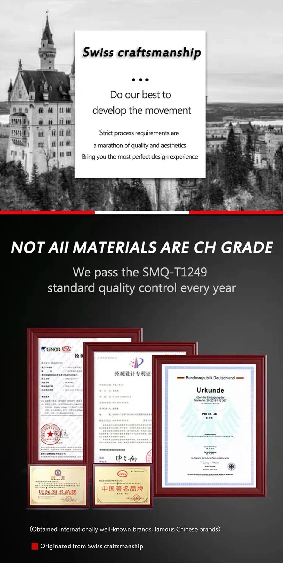 2025 New Luxury Military Man Watch Square Waterproof Luminous Date Week Men Watch Stainless Steel Quartz Men's Watches Reloj+box