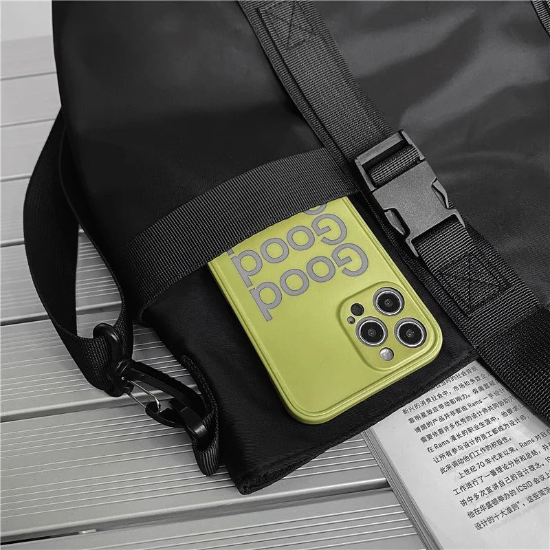 HOCODO Waterproof Women Travel Handbag Large Capacity Ladies Messenger Bag Solid Color Female Crossbody Nylon Shoulder Bag Women