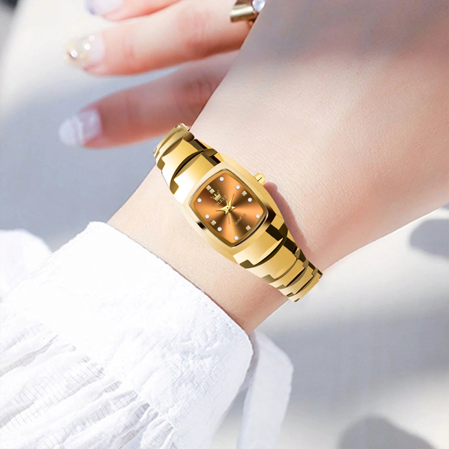 JSDUN Fashion Quartz Watches For Women Free Shipping Waterproof Ladies Watch Gold Top Brand Luxury Wristwatch Gift Reloj Mujer