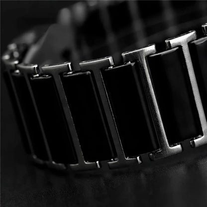 Fashion Rectangle Watch Women White Simulated Ceramics Watches Men Women Casual Quartz Wristwatches Couple Watch Unique Watch