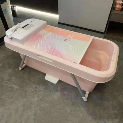 Automatic Foldable Spa Bathtub Heating Sweat Steaming Bathtub Comfortable Home Portable Bucket Adult Full Body Bath Bucket T