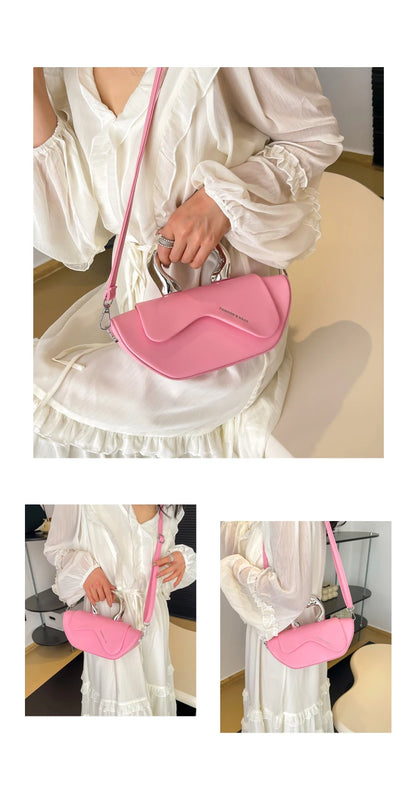 This year's popular niche design with contrasting color bags, 2023 new women's bags, versatile summer crossbody bags, mini wing