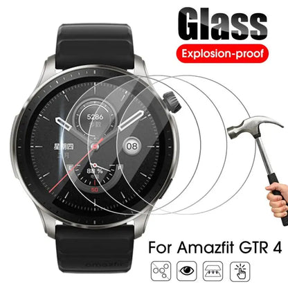 9H Tempered Glass Film For Amazfit GTR 42mm 47mm Smartwatch HD Screen Protector Film For Amazfit GTR 47MM Anti-Scratch Protector