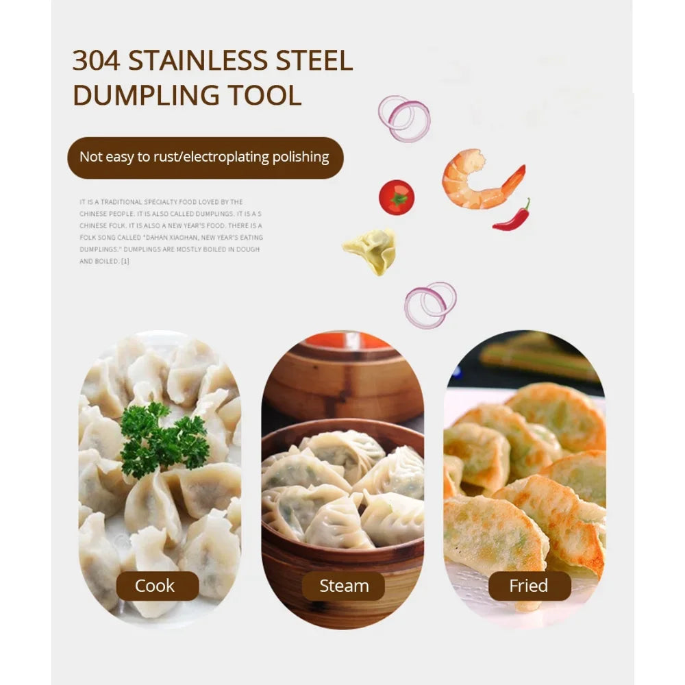 1pc  DIY Dumpling Maker Device Dough Press Pie Ravioli Mold Cooking Pastry Chinese Food Jiaozi Kitchen Baking  Pastry Tool