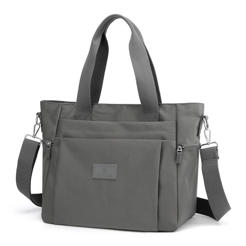 Fashion Large Capcity Women Causal Tote High Quality Durable Nylon Shoulder Bag Female Fabric Big Handbag Shopping Bag