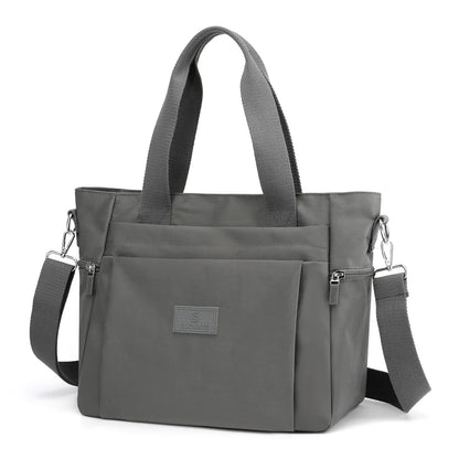 Fashion Large Capcity Women Causal Tote High Quality Durable Nylon Shoulder Bag Female Fabric Big Handbag Shopping Bag