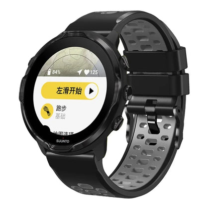 New 24mm Silicone Watch Strap Band For Suunto 7/ 9 /D5  Spartan Sport Wrist HR Baro Smart Watch Band Replacement Wrist Strap