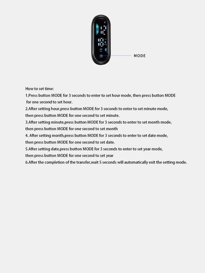 Children's Smart Sports Watch Bracelet LED Date Touch Screen Electronic Watch Boys and Girls Student Festival Gift