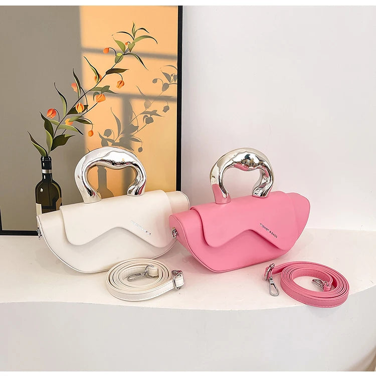 This year's popular niche design with contrasting color bags, 2023 new women's bags, versatile summer crossbody bags, mini wing