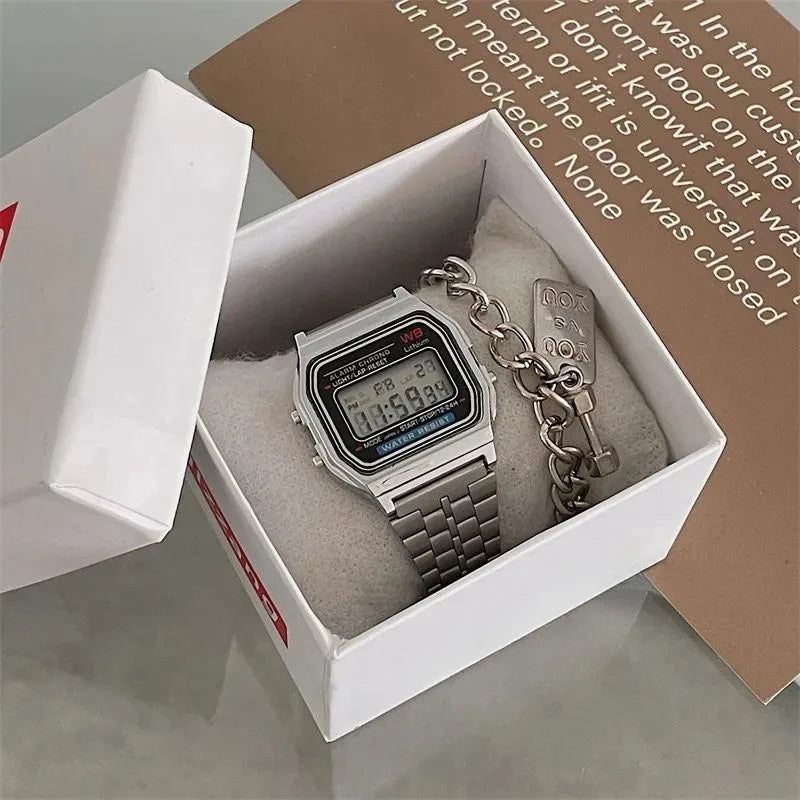 New Digital LED Watch for Men Women Fashion Wristwatch Multifunction Alarm Electronic Clocks Simple Business Silicone Watches