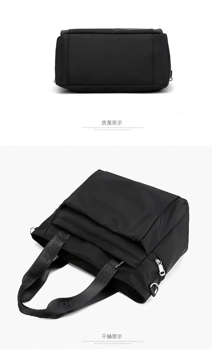 Simple and Fashionable Ladies Tote Bag Large-capacity Women's Lightweight Shoulder Bag Trendy Casual Hand-held Messenger Bag