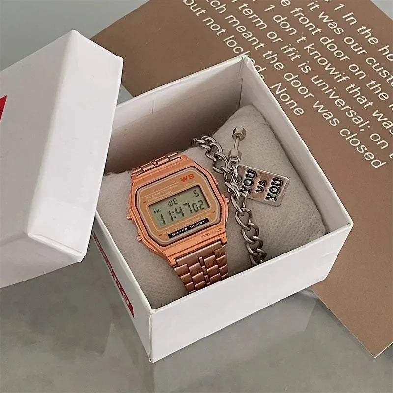 New Digital LED Watch for Men Women Fashion Wristwatch Multifunction Alarm Electronic Clocks Simple Business Silicone Watches