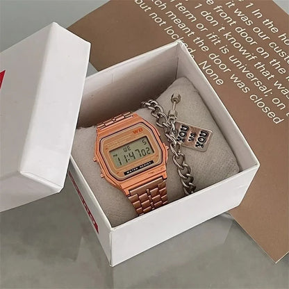 New Digital LED Watch for Men Women Fashion Wristwatch Multifunction Alarm Electronic Clocks Simple Business Silicone Watches