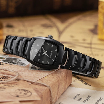 Elegant Women Watches Fashion Square Analog Quartz Watch For Ladies Wristwatch Clock Reloj Mujer（Without Box）