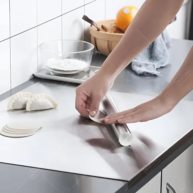 WXCOO Acrylic Cutting Board with Counter Lip Clear Cutting Board for Kitchen Countertop Perfect for Cut Bread Meat Fruit Board