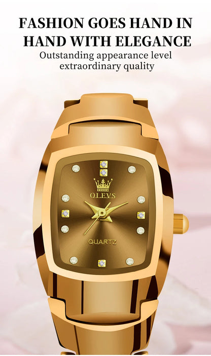 JSDUN Fashion Quartz Watches For Women Free Shipping Waterproof Ladies Watch Gold Top Brand Luxury Wristwatch Gift Reloj Mujer